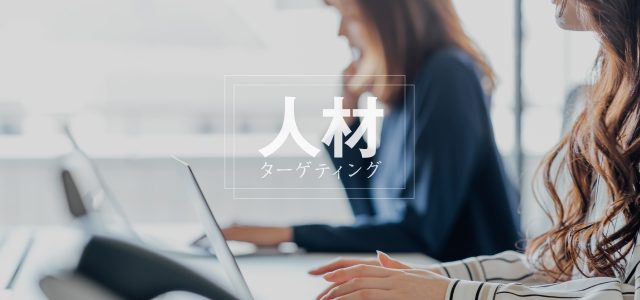 人材ターゲティング。経営者や役員などの役職・職位でターゲティングが可能。